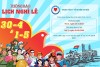 🎉 THÔNG BÁO LỊCH NGHỈ LỄ NGÀY GIẢI PHÓNG MIỀN NAM (30/4),QUỐC TẾ LAO ĐỘNG (1/5) VÀ LỊCH LÀM VIỆC BÙ DỊP NGHỈ LỄ 🎉